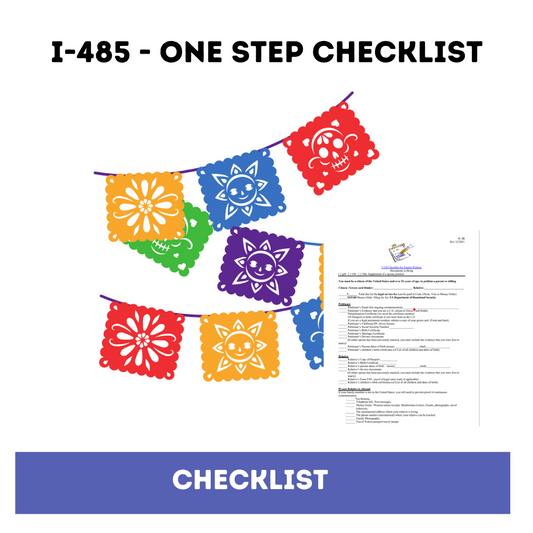 I-485 - One Step Checklist in English