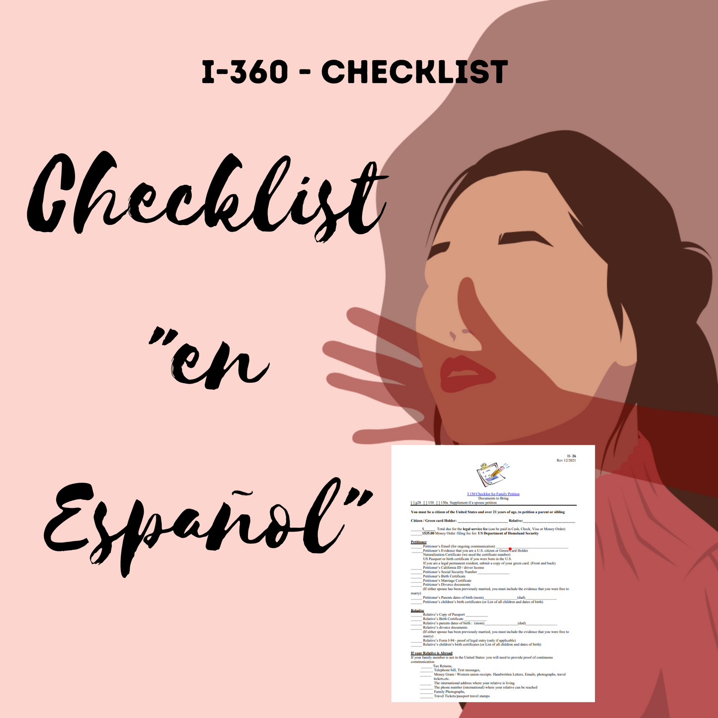 I-360 - Petition for Battered Spouse - Checklist in Spanish