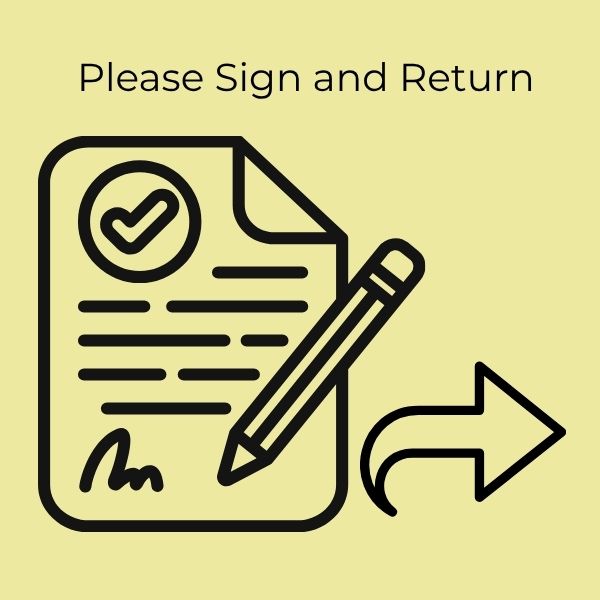 $2.99 Client Request – Review, Sign, and Return Documents  (Letter to Client)