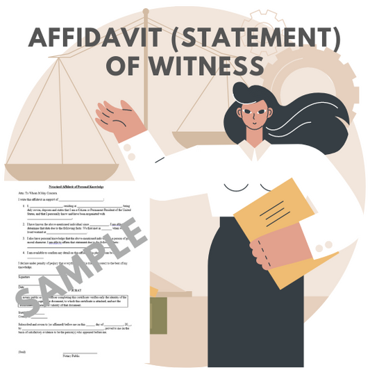 Affidavit (or Statement) of Personal Knowledge