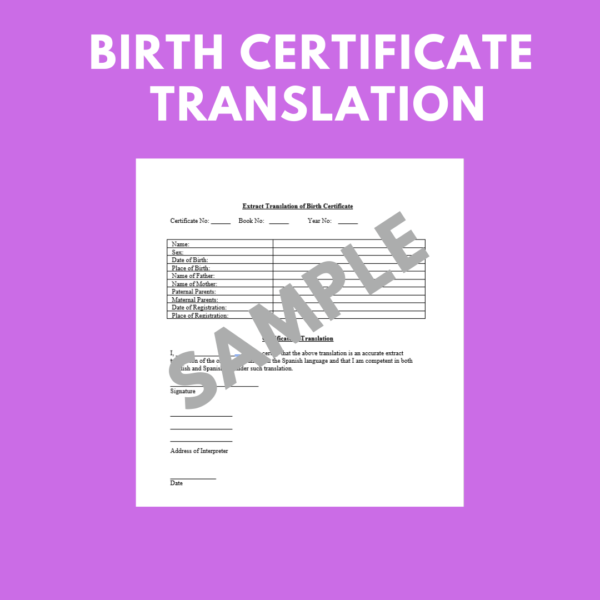 Birth Certificates intelligence overview